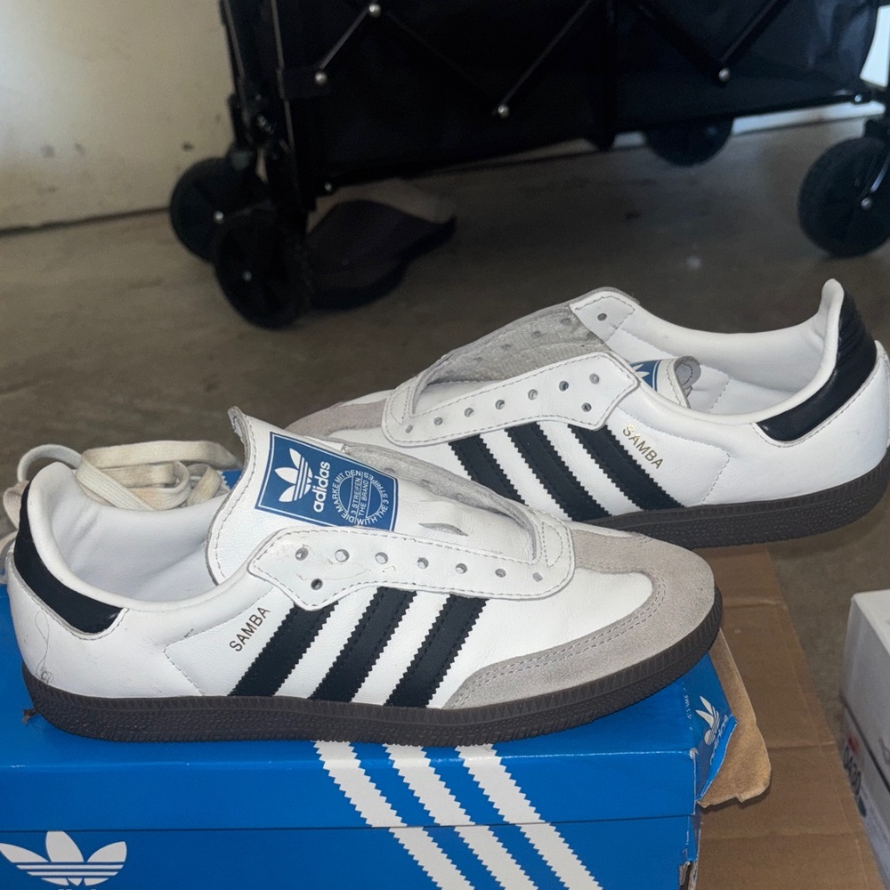 Adidas Samba White Black Men's Sneakers